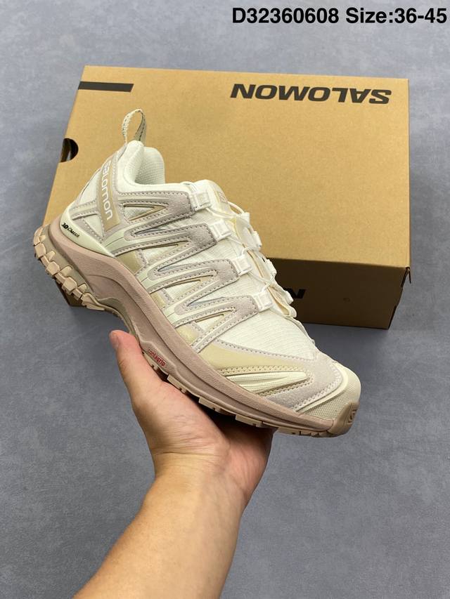 法国户外品牌-萨洛蒙 Salomon Xa Pro 3D Suede 探索者系列 纯原版本 潮流越野机能户外休闲运动跑步鞋 采用透气网布与防护皮革组合鞋面材质