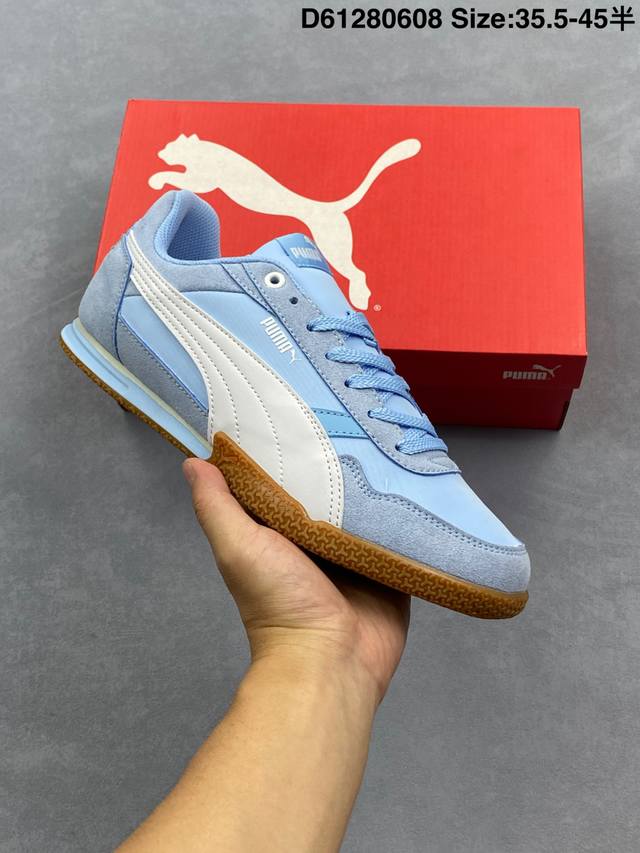 公司级Puma Bella Donna Nylon 彪马 舒适男女低帮生活休闲德训薄底鞋 货号：403554-04 尺码：35.5 36 37 37.5 38