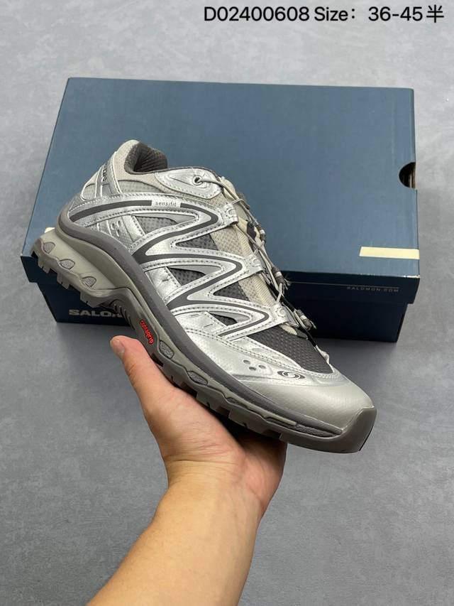 Salomo Xt-Quest Adv ”Beige“ 萨洛蒙 探索者系列户外越野跑鞋 474193-29 #鞋面采用Sensifit贴合技术 全方位贴合包裹脚