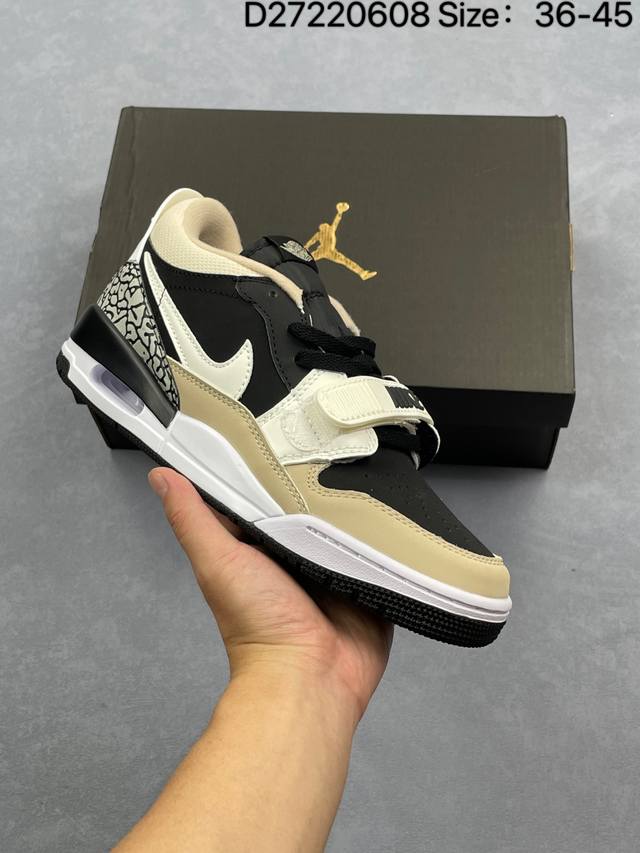 真标Nike Air Jordan Legacy 312 Low耐克乔丹三合一混合版本低帮文化休闲运动篮球鞋 货号:Cd9054-116 尺码:如图 D2722