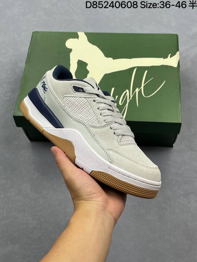 公司级Who Decides War X Nike Jordan Flight Court Ate 搭防滑耐磨 低帮 耐克复古篮球鞋 货号:Hf3255-001
