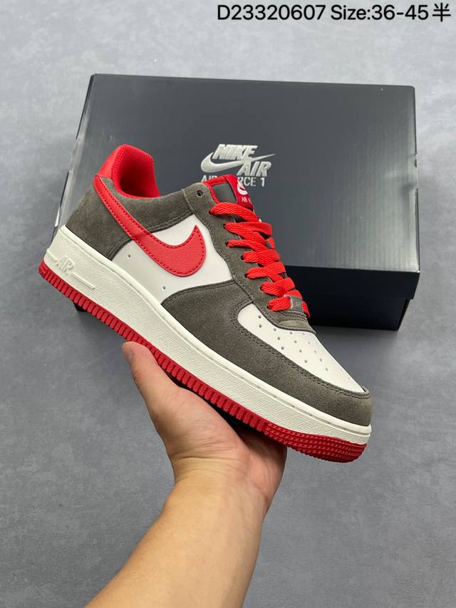 公司级Nike Air Force 1‘07 Lv8 原楦头原纸板 打造纯正低帮空军版型 专注外贸渠道 全掌内置蜂窝气垫 原盒配件 原厂中底钢印、拉帮完美 货号