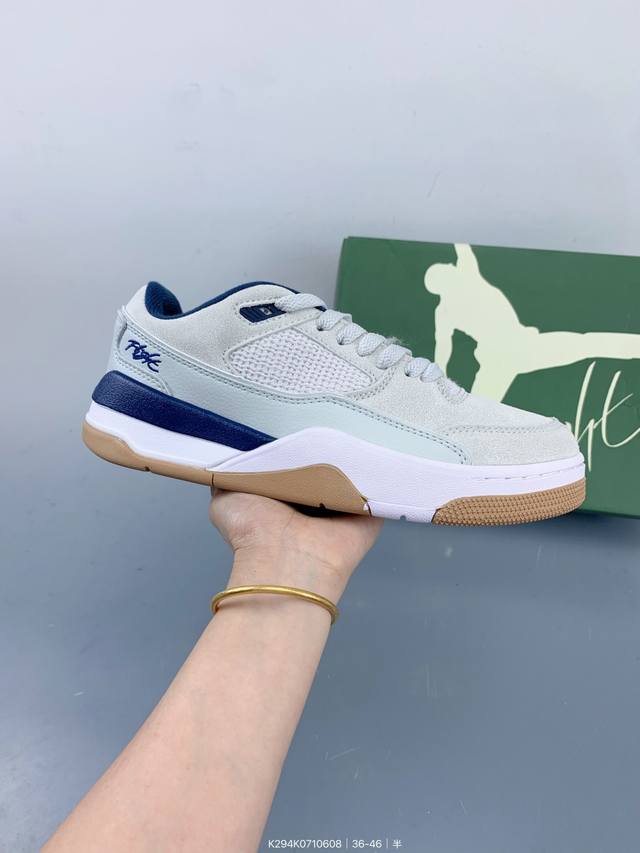 真标Who Decides War X Nike Jordan Flight Court Ate 搭防滑耐磨 低帮 耐克复古篮球鞋 Size：如图 编码：K29
