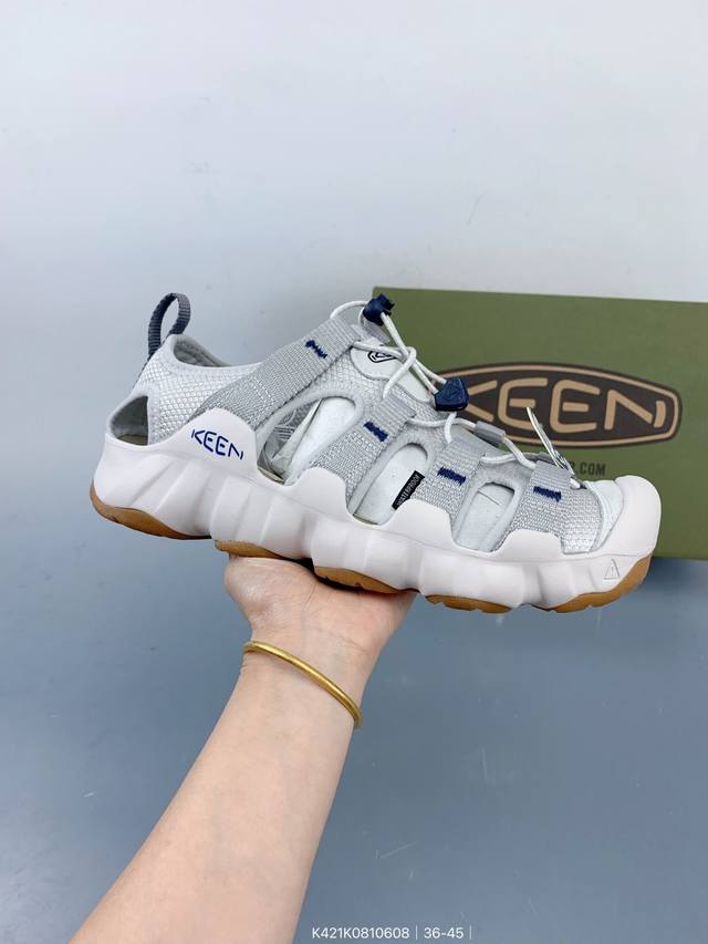 Keen Hyperport H2 水路两用溯溪涉水休闲户外徒步凉鞋 这是一种很轻的厚！全新注入式泡沫中底看着厚，上脚轻！ Size：如图 编码：K42 810