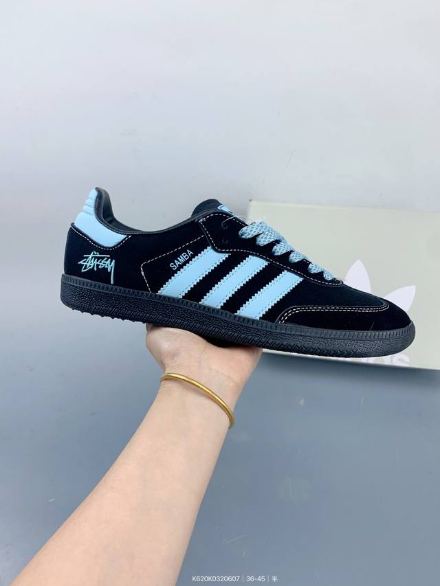 Sporty & Rich X Adidas Originals Handball Spzl Burgundy 手球运动员系列低帮复古德训风百搭休闲运动板鞋 S