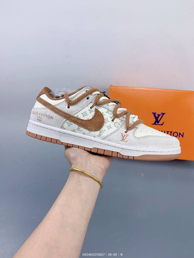Nike Sb Dunk Low 周年高端定制 低帮休闲板鞋 定制鞋盒 大厂纯原品质出货 超高清洁度 皮料切割干净无任何毛边 细节完美 Size：如图 编码：K