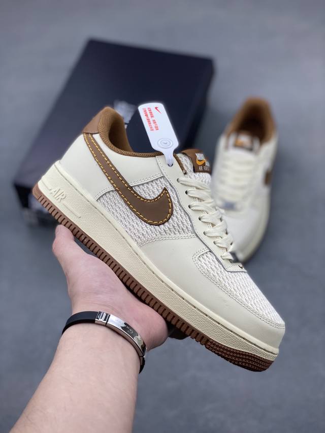 海外限量发售！公司级Nike Air Force 1 '07 Low 空军一号 低帮 运动鞋 休闲鞋 折边针车 工艺难度大 原楦头原纸板 原装鞋盒 定制五金配件