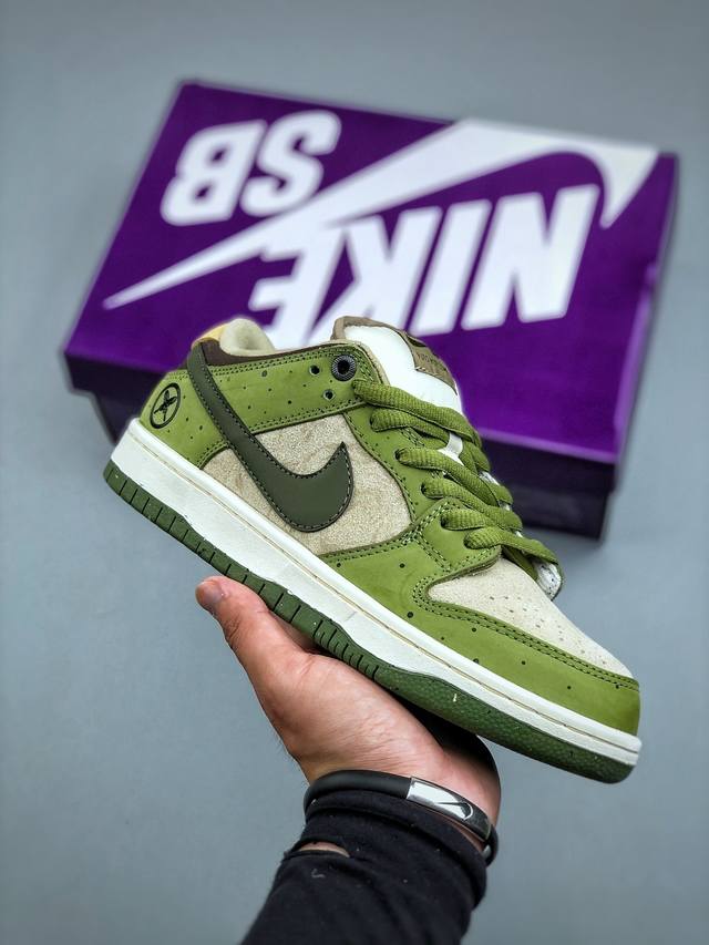 Yuto Horigome X Nike Sb Dunk Low 堀米雄斗联名 蓝绿羽毛 货号：Hf8022 300 码数：36 36.5 37.5 38 38