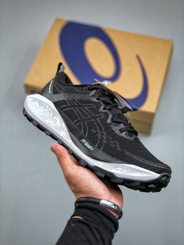 Asics Gel-Trabuco 13 亚瑟士复古透气休闲鞋缓震男子耐磨跑步鞋 1011B973-004 #鞋面采用无缝线鞋面，贴合脚型，穿着舒适；中底360