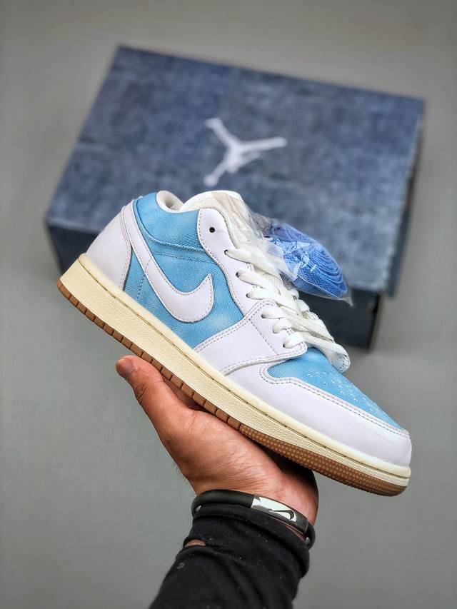 Air Jordan 1 Low Worn Blue Aj1 乔1丹宁牛仔 低帮文化休闲板鞋 Hq2004-400 尺码：36 36.5 37.5 38 38.