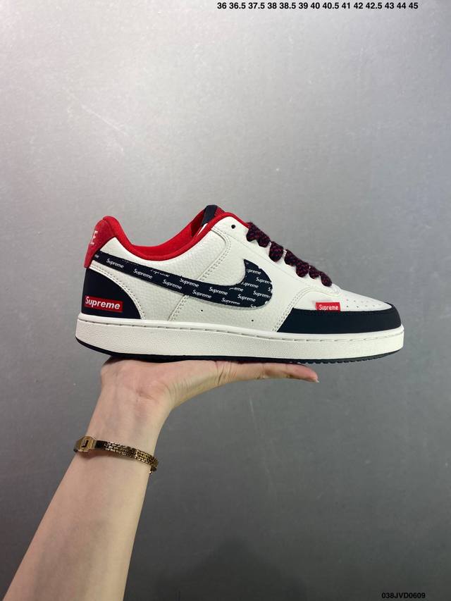 公司级Nike Court Vision Low 休闲运动板鞋 纯原版本 低帮百搭透气休闲运动板鞋，经典耐用的设计，兼顾舒适脚感和出众风范，演绎匠心之作。结构性