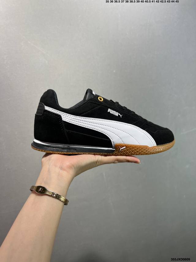 公司级Puma Bella Ut 彪马 徐梦洁同款舒适男女低帮生活休闲德训薄底鞋 货号:403492-02 尺码:35.5 36 37 37.5 38 38.5