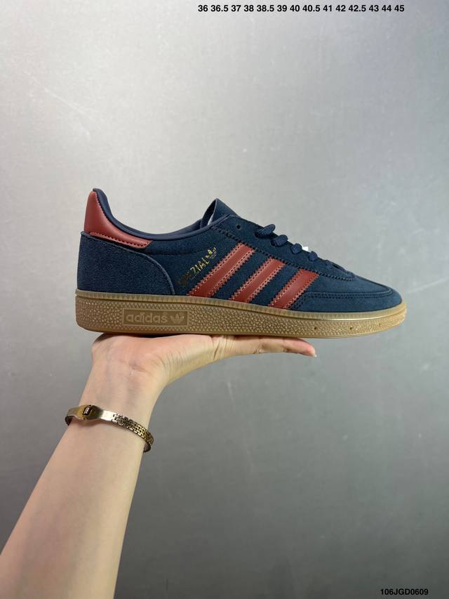 阿迪达斯Adidas Originals Handball Spzl 手球运动员系列百搭休闲运动板鞋 货号:Fv1227 尺码：36 36 37 38 38 3