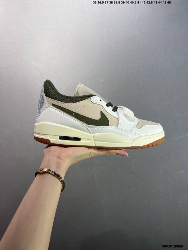核心私 公司级耐克 Nike Aj312 Air Jordan Legacy 312 Nrg“Pure White” 官方货号:Cd7069 141乔丹联名号称