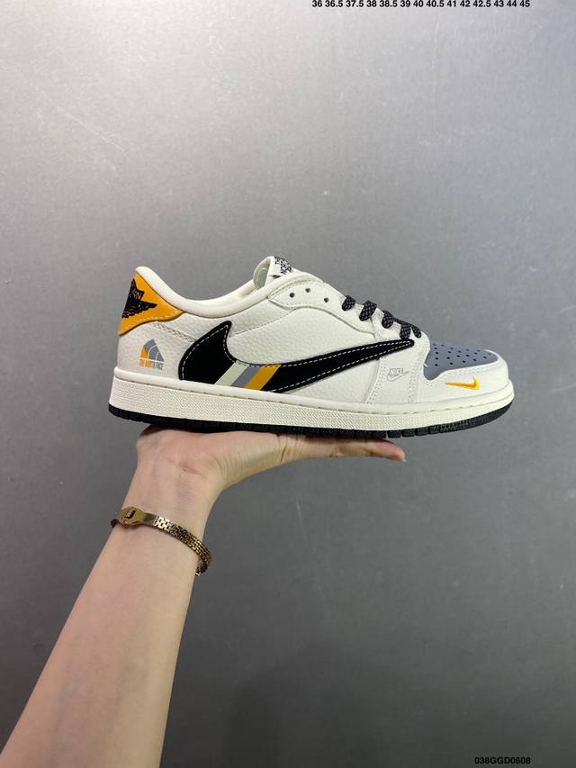公司级Air Jordan Aj1 Low 低帮系列定制配色Wg8850-012 原厂内置气垫魔块 A模大底 头层小牛皮 鞋舌Aj原厂专用牛津布+Aj专用反口珍