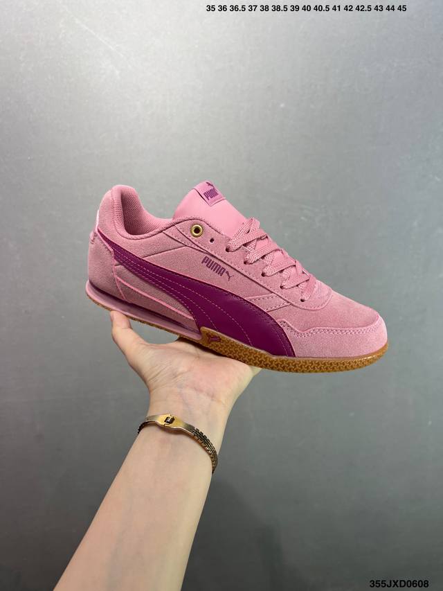 公司级Puma Bella Ut 彪马 徐梦洁同款舒适男女低帮生活休闲德训薄底鞋 货号:403492-02 尺码:35.5 36 37 37.5 38 38.5