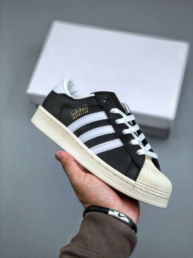 Adidas Originals Superstar 全新配色贝壳头休闲板鞋 独家控货 平台正单 全鞋百分百原材料 全鞋电脑针车 Logo针车间距针数原版一致