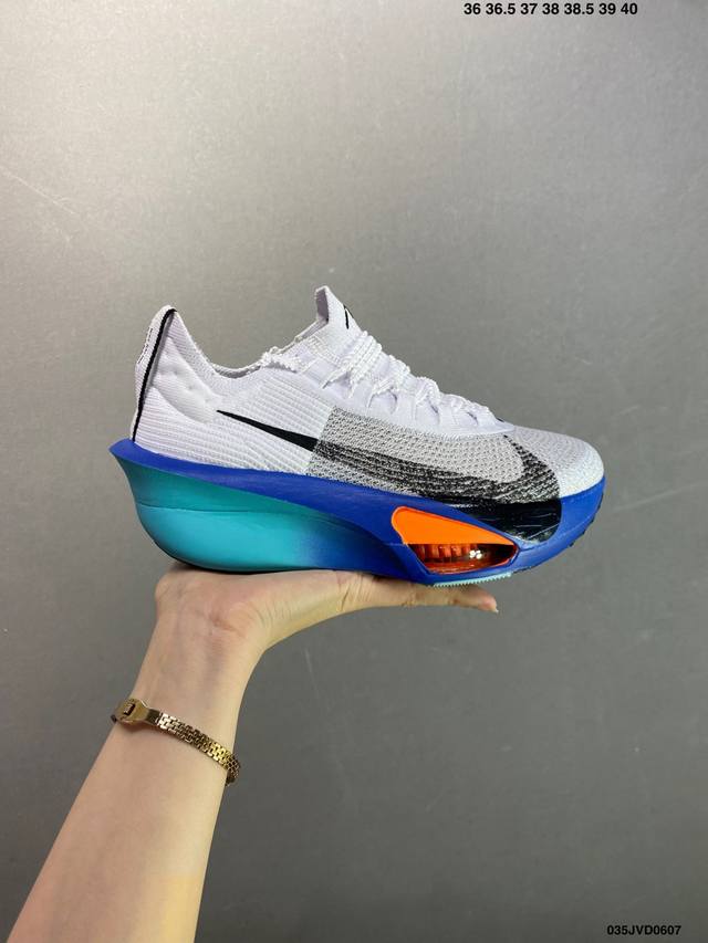 公司级Nike Air Zoom Alphafly Next% 3 马拉松跑鞋 全新马拉松超级跑鞋 有史以来最轻盈、测试次数最多的Nk Alphafly 经过精