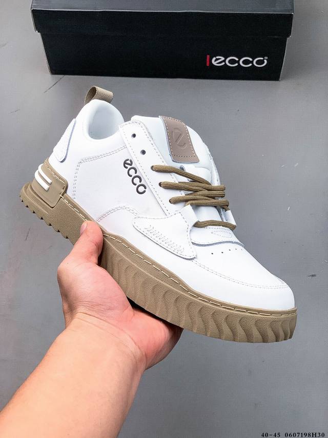 集图 Ecco Men's Classic Lisbon Lace 爱步 街头趣闯系列系带休闲鞋 代工原单品质#轻盈发泡橡胶鞋底#欧索莱吸汗去臭脚垫 06071
