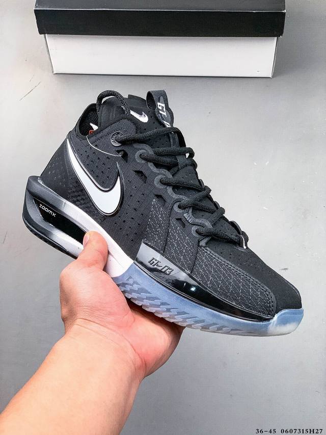 Nike Air Zoom G.T.Cut 3 Ep 耐克新款实战系列篮球鞋 #全掌React+Zoom Strobel+后跟Zoom 离地面更近的设计提供更快