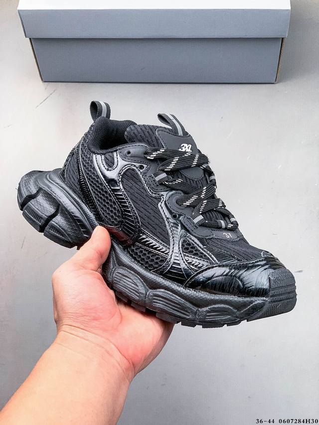巴黎世家 3Xl 九代 最新Sneaker系列 厚底增高 低帮情侣鞋休闲运动鞋 0607284H30