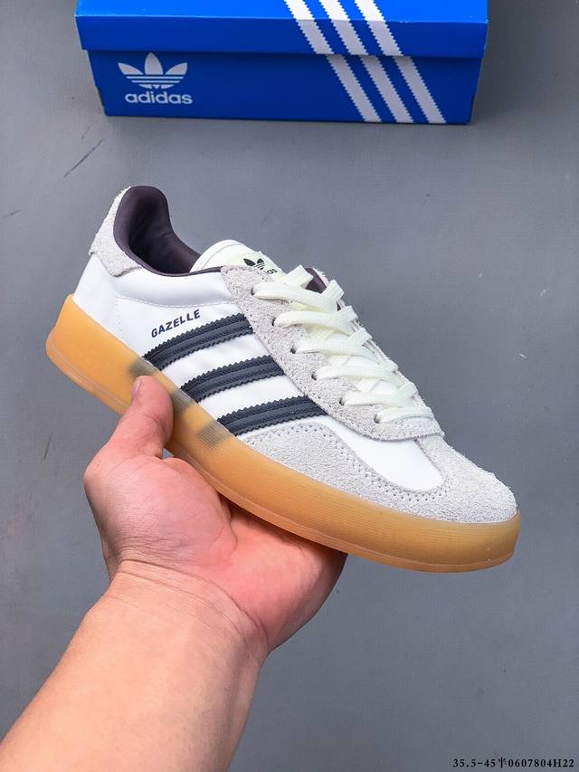 真标半码！阿迪达斯Adidas Gazelle 低帮复古百搭休闲运动板鞋 0607804H22