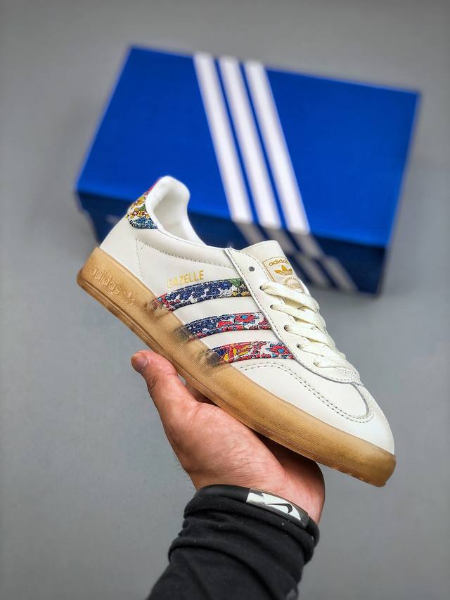 Adidas Originals Gazelle Indoor 三叶草休闲防滑耐磨低帮板鞋货号:Ji7370 尺码:36 36.5 37 38 38.5 39.