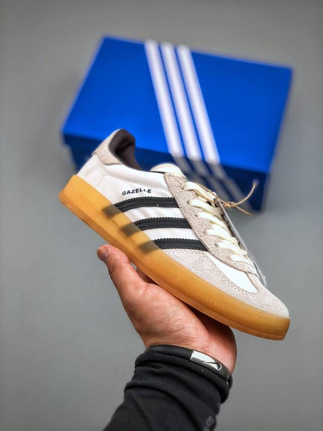 Adidas Originals Gazelle Indoor Ih9985 三叶草复古休闲防滑耐磨低帮板鞋尺码：35.5 36 36.5 37 38 38.5