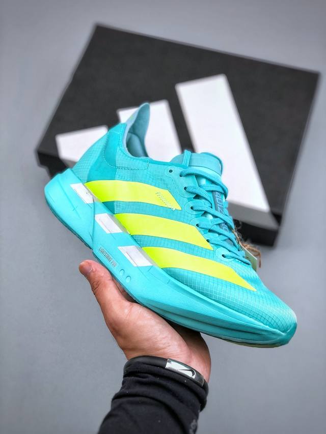 Adidas Adizero Adios 4 M 阿迪透气轻盈低帮跑步鞋货号：Jr1251 尺码：36 36.5 37 38 38.5 39 40 40.5 4