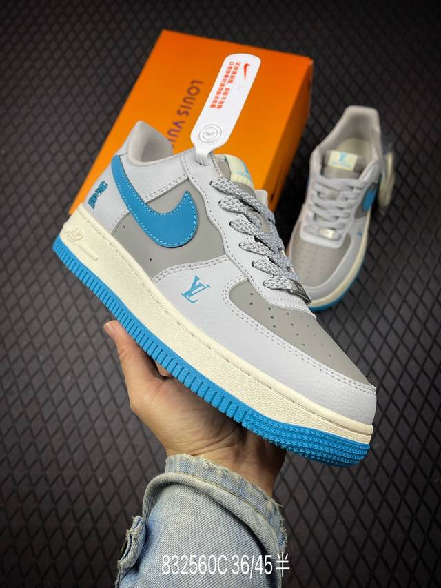 C 公司级Nike Air Force 1‘07 Lv8 原楦头原纸板 打造纯正低帮空军版型 专注外贸渠道 全掌内置蜂窝气垫 原盒配件 原厂中底钢印、拉帮完美