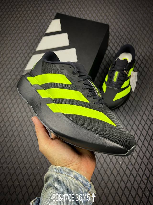 B 公司级Adidas Adizero Evo Sl 舒适百搭防滑耐磨 低帮 休闲跑步鞋 货号:Jr3420 尺码:36 36.5 37 38 38.5 39