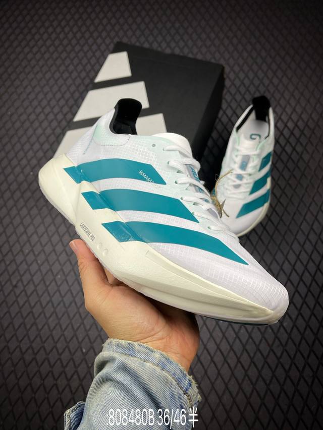 B Adidas Adizero Adios Pro 4 M舒适百搭防滑耐磨 低帮跑步鞋 货号：Jr1267 尺码：36 36.5 37.5 38 38.5 3