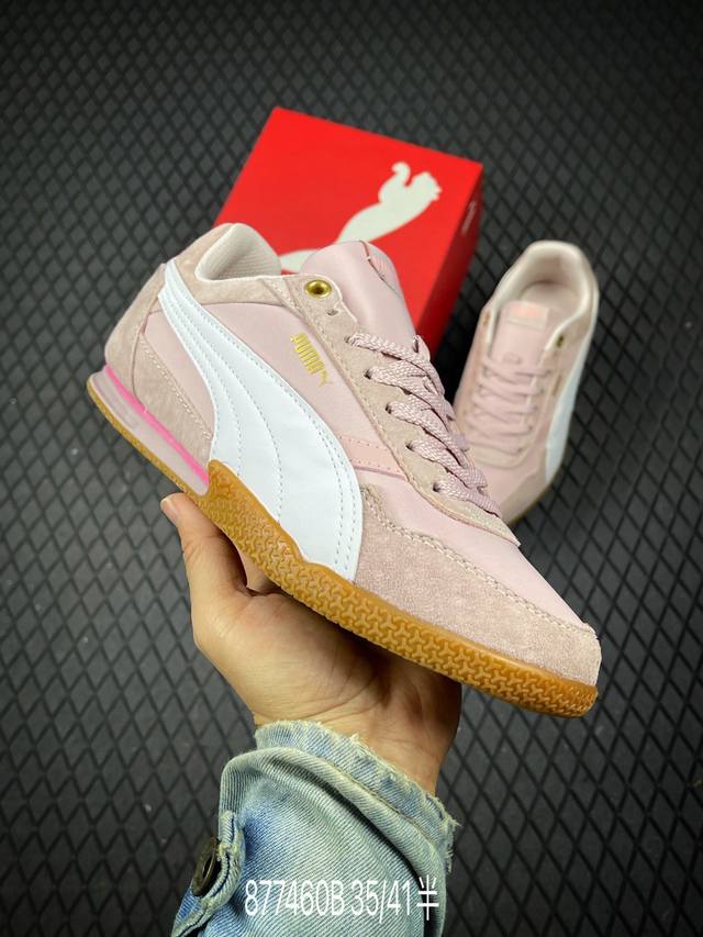 B 公司级Puma Bella Donna Nylon 彪马 舒适男女低帮生活休闲德训薄底鞋 货号:403554-03 尺码:35.5 36 37 37.5 3