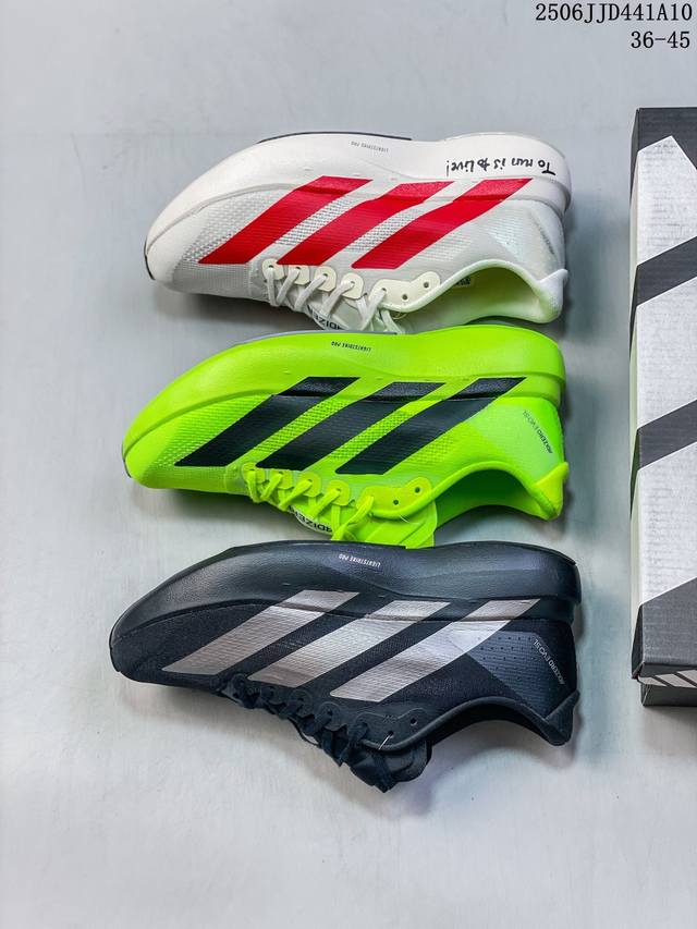 真标带半码 Adidas Adizero Evo Sl 箱根驿传 马拉松专用跑步鞋白黑红Js1182 尺码：见图 编码：06Jjd441A10