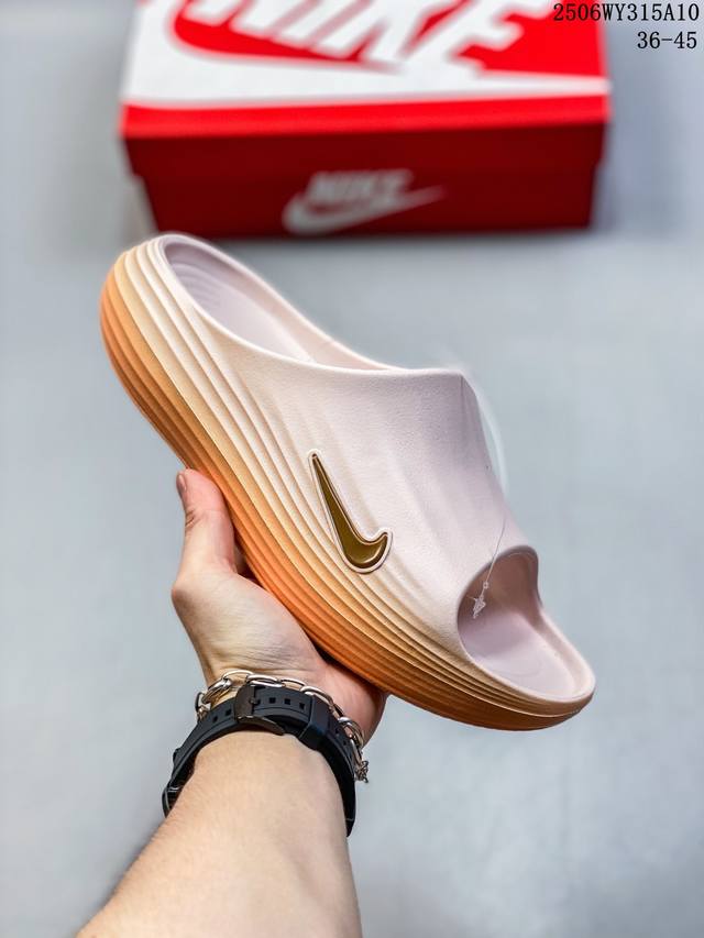 真标带半码 耐克男女子一脚蹬缓震拖鞋夏季新款抓地官方Nike Rejuven8 Hv4484 尺码：见图 编码：06Wy315A10