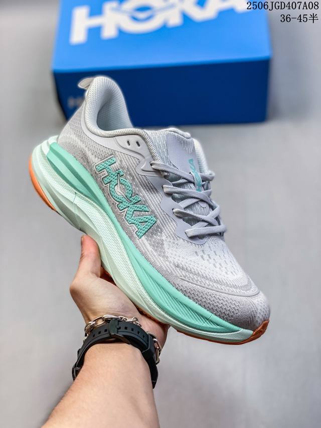真标带半码 Hoka One One新款男女款夏季邦代9公路跑步鞋Bondi 9轻盈舒适缓震 尺码：见图 编码：06Jgd407A08
