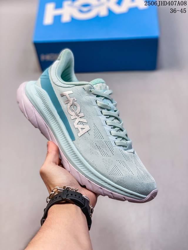 Hoka Oneone男女鞋运动鞋跑步鞋弹性柔软轻质Mach 4正品14749069 尺码：见图 编码：06Jhd307A08