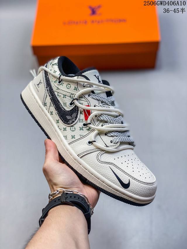 海外爆款限量发售！公司级 Travis Scott X Fragment Design X Jordan Air Jordan 1 Low Og Sp “斯图西