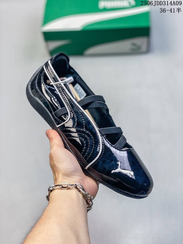 彪马Puma Speedcat 朴彩英 Rose 同款舒适百搭低帮芭蕾鞋 404263 01 码数：36 37 37.5 38 38.5 39 40 40.5