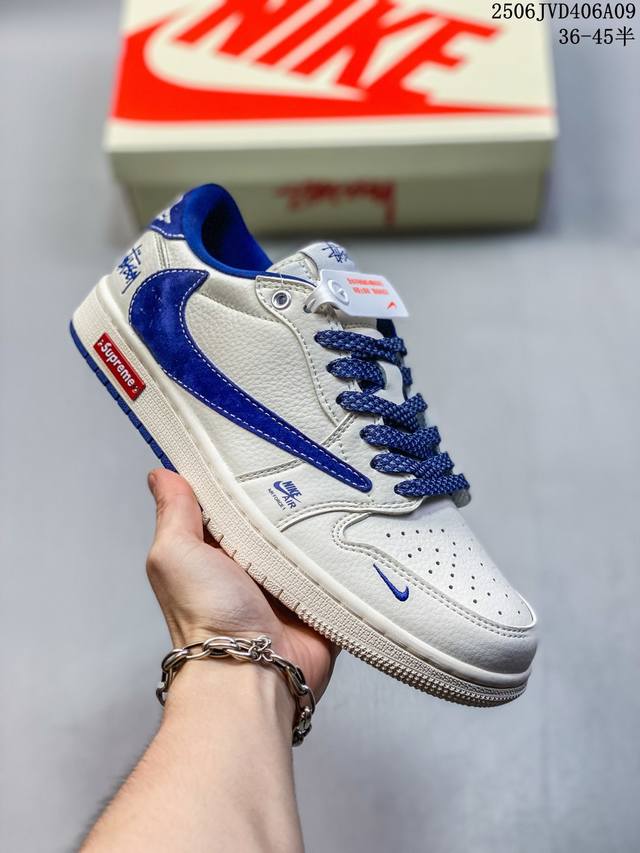 海外爆款限量发售！公司级 Travis Scott X Fragment Design X Jordan Air Jordan 1 Low Og Sp “Sup
