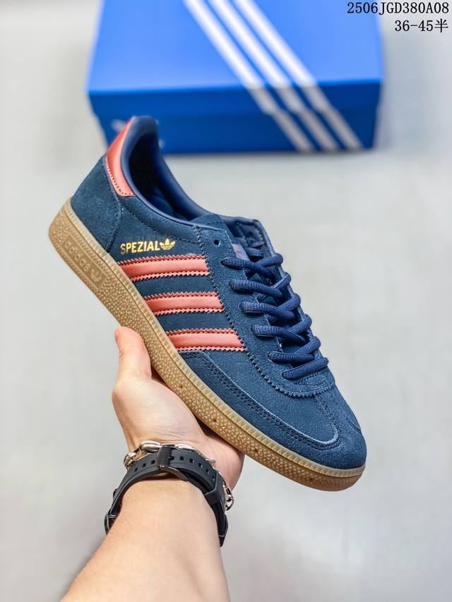 阿迪达斯Adidas Originals Handball Spzl 手球运动员系列百搭休闲运动板鞋 货号:Fv1227 尺码：36 36 37 38 38 3