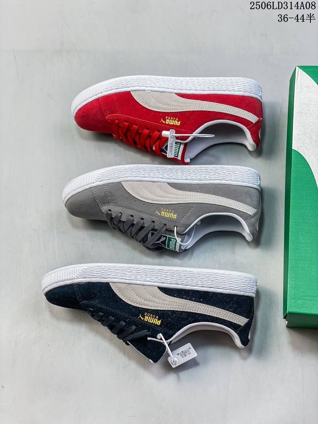 真标Puma Suede Classic复古单品 彪马 防滑耐磨低帮德训板鞋 货号:374915-07 尺码:36 37 37.5 38 38.5 39 40