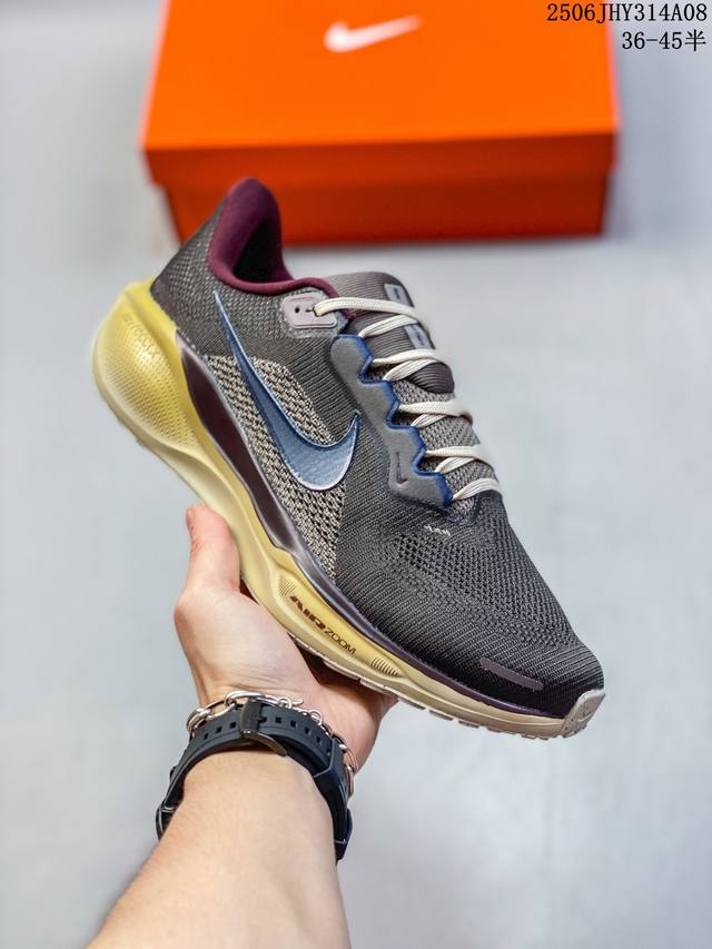 公司级Nike Air Zoom Pegasus 41 耐克 超级飞马涡轮增压马拉松休闲运动慢跑鞋 采用全新双层超轻透气网眼布材质 内里嵌入定型海绵 中底搭载全