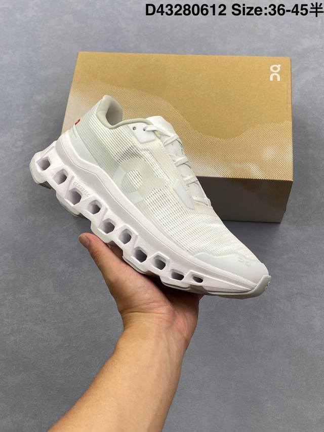On Cloudmonster 昂跑 户外街头机能风新兴品牌轻便低帮跑步鞋 首发实拍鞋款以网球为灵感的运动休闲鞋 大胆的复古外观与革新科技融合 助力运动生活的活