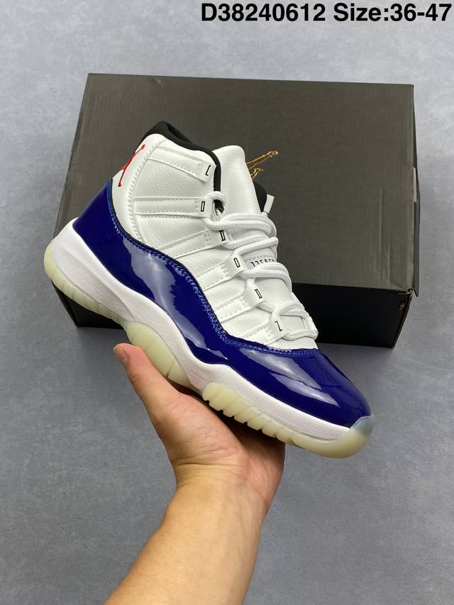 耐克乔丹11代 Nike Air Jordan 11 Retro 复刻男女运动鞋 Aj11代 低帮篮球鞋，经典设计，深受球员与球迷喜爱 是 Jordan 品牌的