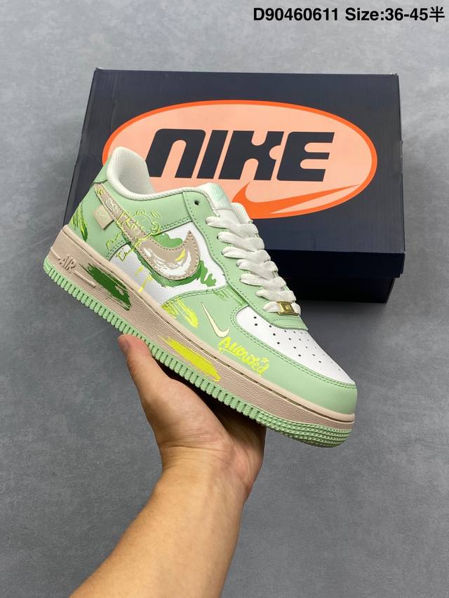 公司级Nike Air Force 1‘07 原楦头原纸板 打造纯正低帮空军版型 专注外贸渠道 全掌内置蜂窝气垫 原盒配件 原厂中底钢印、拉帮完美 货号：Db3