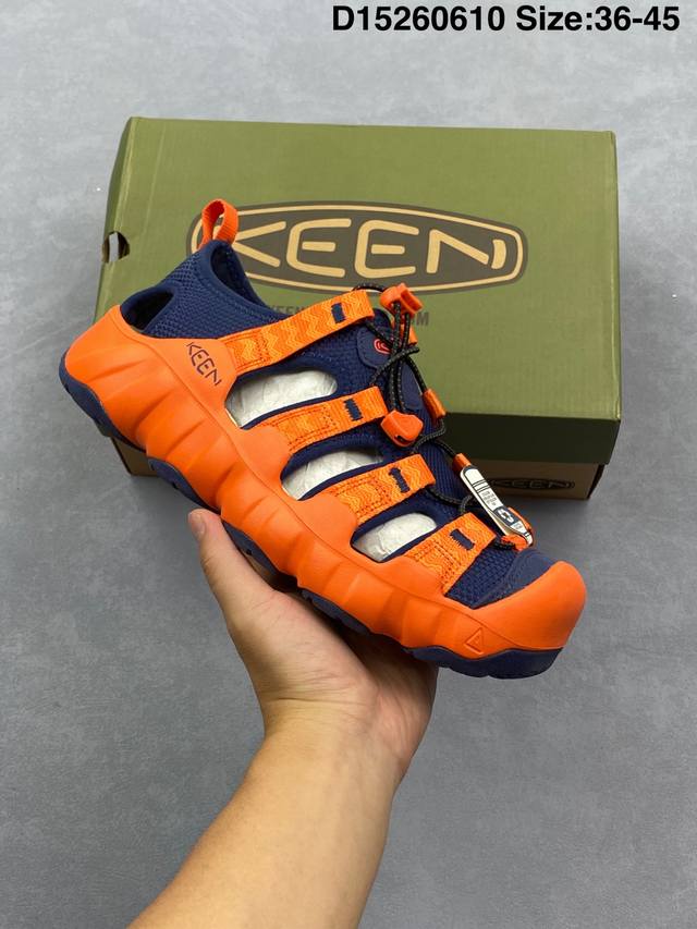 美国人气户外品牌-科恩Keen Jasper Rocks Sp半拖贾斯珀都市系列复古低帮系带户外风露营徒步登山运动训练鞋 原楦型开发纸版#采用固色翻毛皮鞋面材质