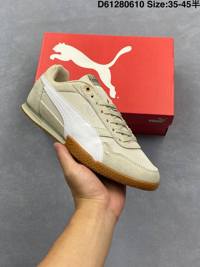 公司级Puma Bella Donna Nylon 彪马 舒适男女低帮生活休闲德训薄底鞋 货号:403554-03 尺码:35.5 36 37 37.5 38