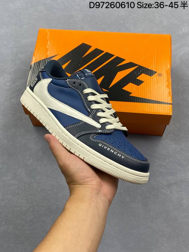 真标 耐克 Nike Air Jordan 1 Low Og Sp Military Blue Aj1乔1倒勾 2025年新款 蛇年新款 低帮篮球鞋 Aj1 乔