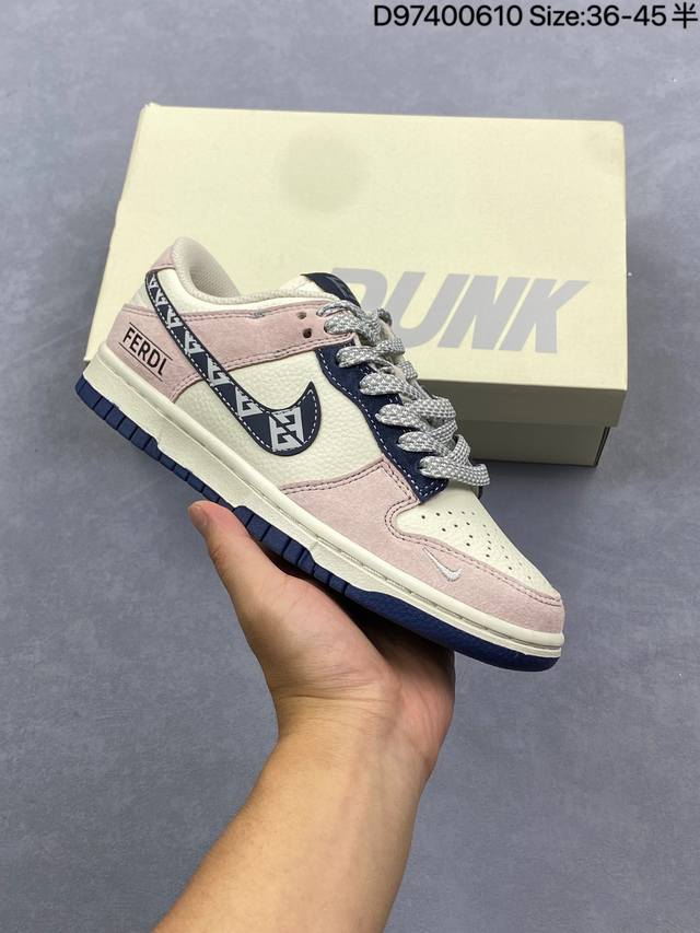 公司级Nike Dunk Low Retro ‘Diy高端定制’耐克 低帮休闲运动板鞋Sb系列 原装头层材料 用料绝不含糊 独家版型蒸餾加工帶來的是更好的视觉和